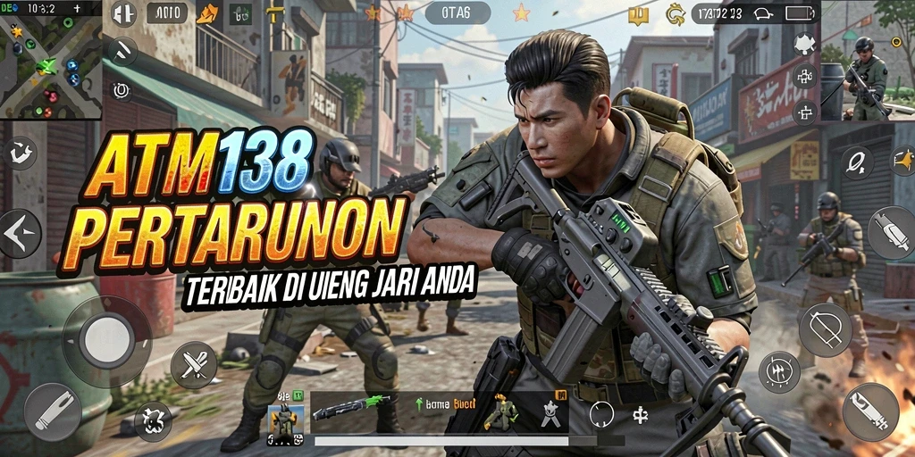 Tangkapan layar gameplay menegangkan di ATM138 yang menunjukkan aksi FPS seru.