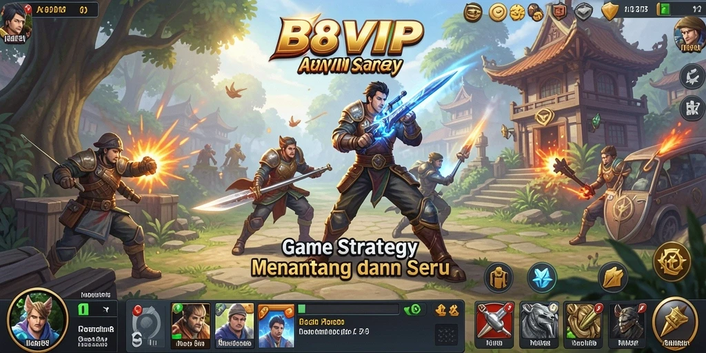 Tampilan gameplay menarik dari B8VIP yang menunjukkan taktik dan strategi.