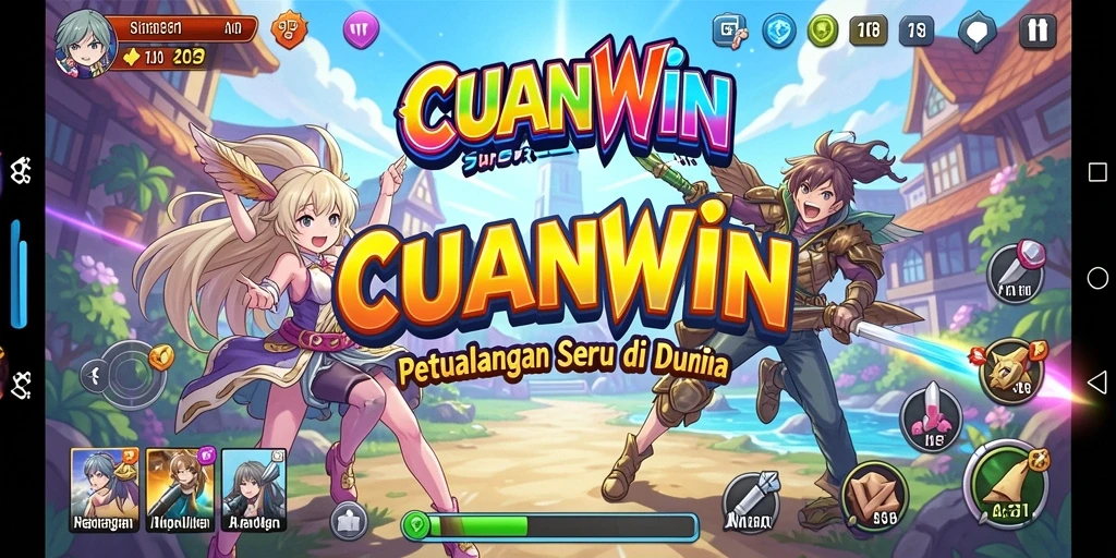 Tampilan gameplay CUANWIN yang memukau dan penuh warna.