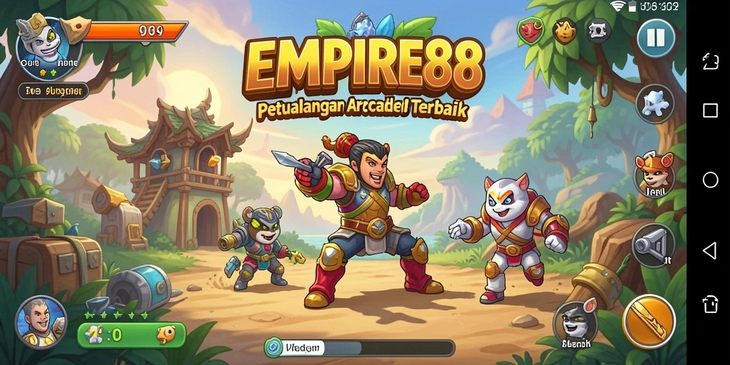 Tampilan gameplay seru dan menantang dari EMPIRE88.