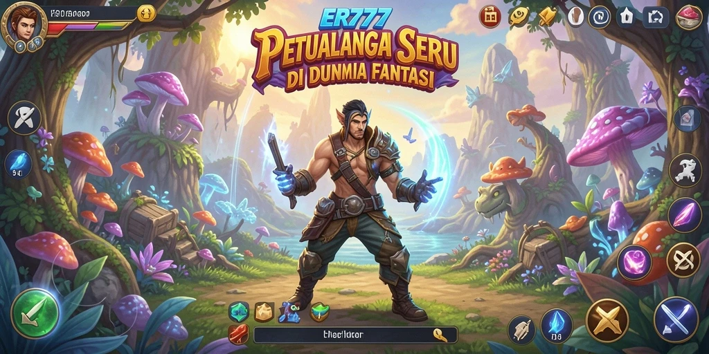 Screenshot gameplay ER777 menunjukkan aksi seru dalam petualangan.