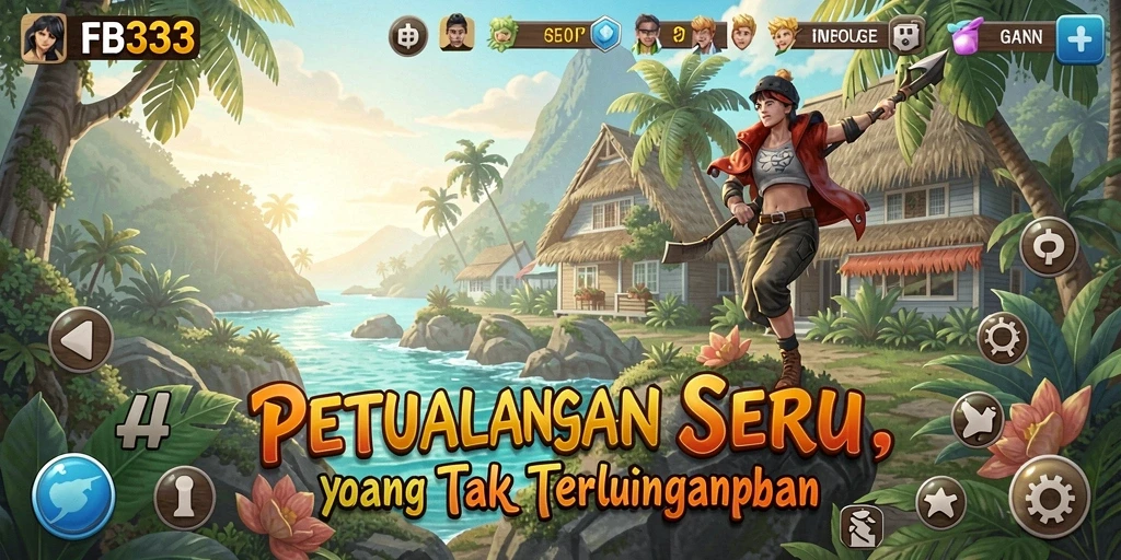Tampilan gameplay seru dalam petualangan FB333 yang mengasyikkan.