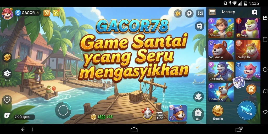 Tampilan menarik dari gameplay GACOR78 yang menawan dan santai.