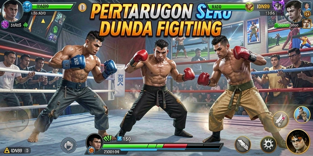 Screenshot IDN89 menampilkan aksi pertarungan seru dan karakter dinamis.