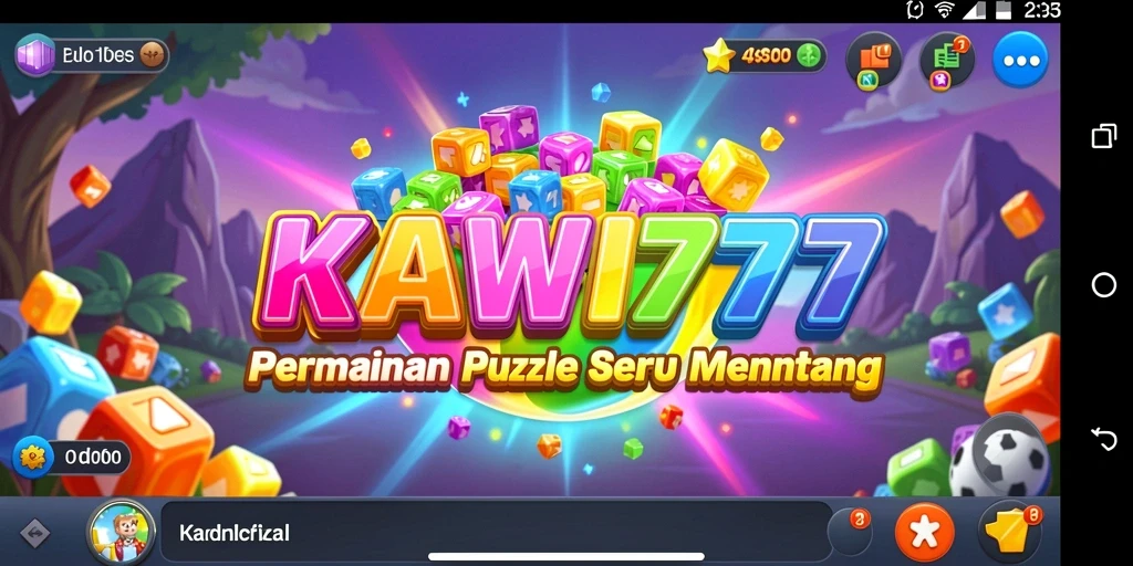 Screenshot utama KAWI777 menunjukkan gameplay menarik dari teka-teki yang menantang.