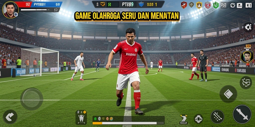 Screenshot gameplay PT89 menampilkan aksi seru dalam olahraga.
