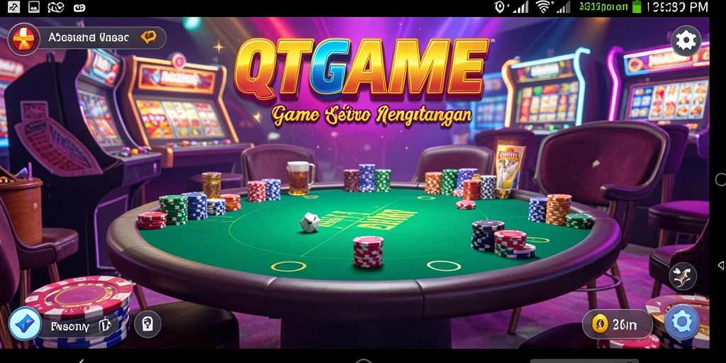 Tampilan gameplay QTGAME yang menarik dan penuh aksi kasino.
