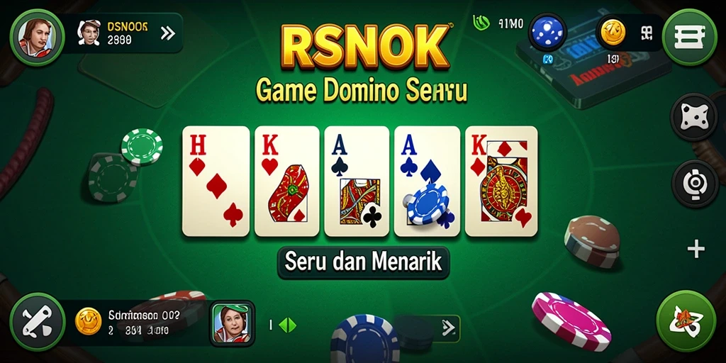 Tampilan gameplay menarik RSNOK dengan desain intuitif