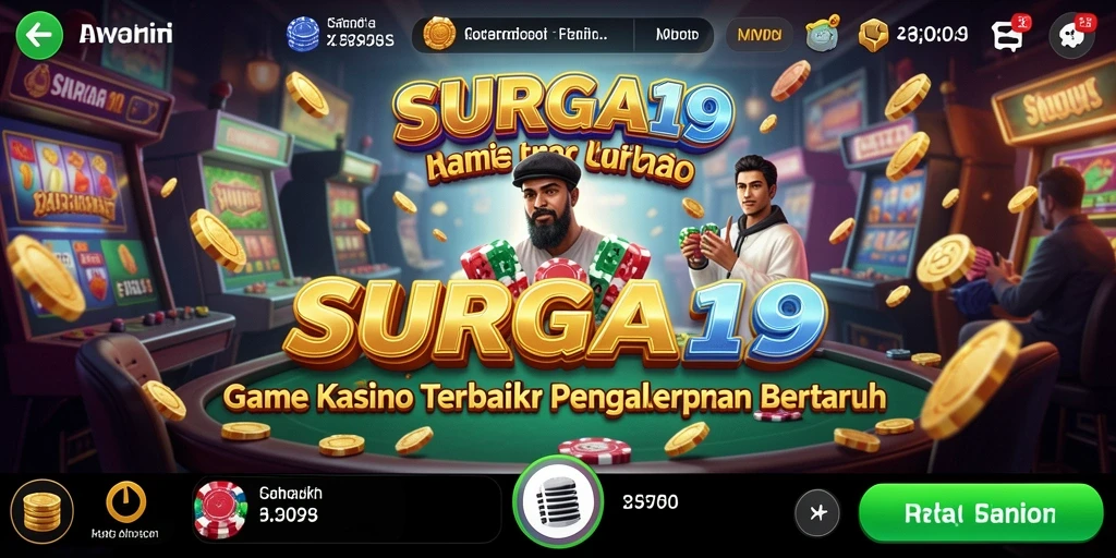 Tampilan gameplay SURGA19 yang menakjubkan dengan berbagai pilihan permainan Kasino.
