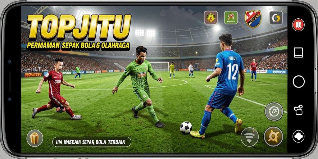 Tampilan gameplay nyata dan mendebarkan dari TOPJITU.