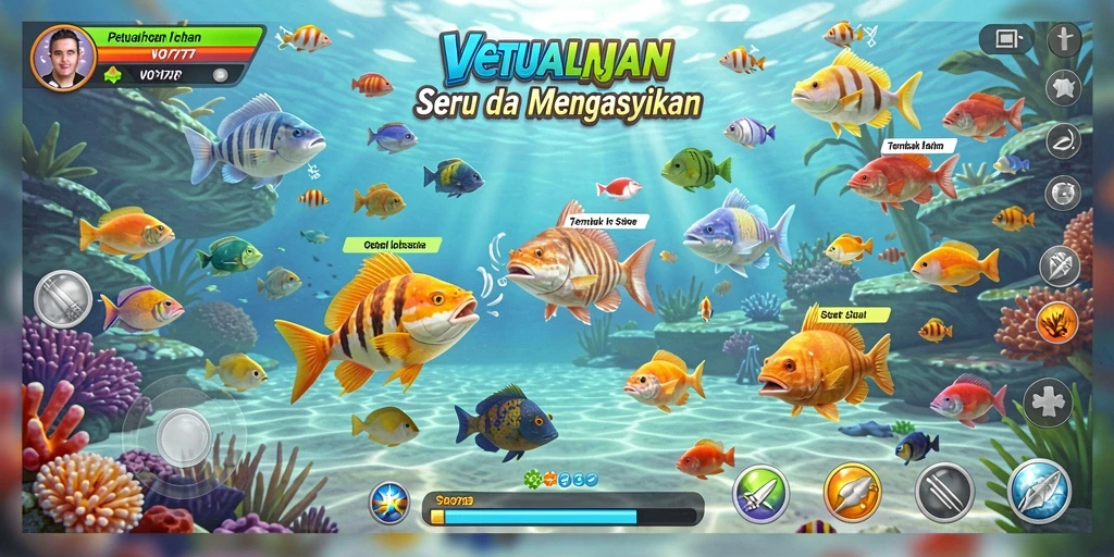 Screenshot VO777 menampilkan gameplay Tembak Ikan yang seru dan menarik.